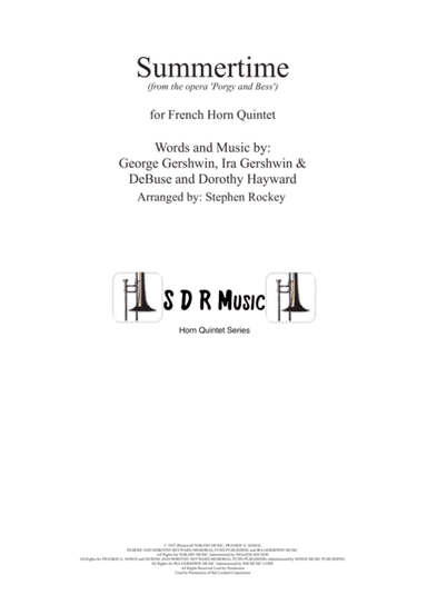 Summertime (arr. Stephen Rockey)