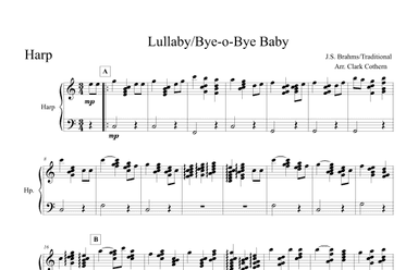 Lullaby - Bye-o-Bye Baby (Harp) (arr. Clark Cothern)