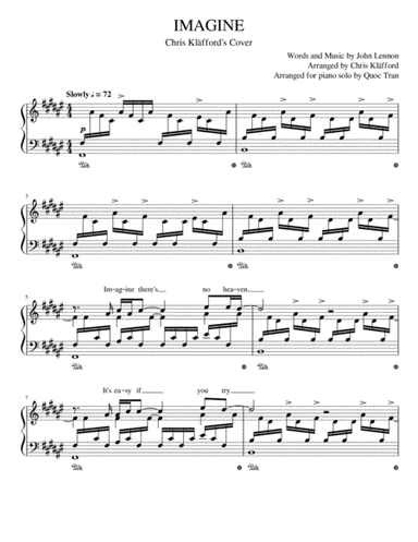 Imagine (arr. Chris Kläfford, Quoc Tran)