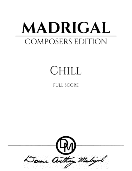 Chill - Full Score