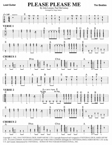 Please Please Me (arr. Jorge Juárez)