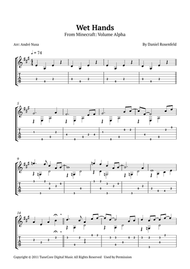 Wet Hands (arr. André Nusa)