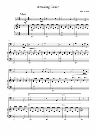Amazing Grace (arr. Kaiserin Rebecca)