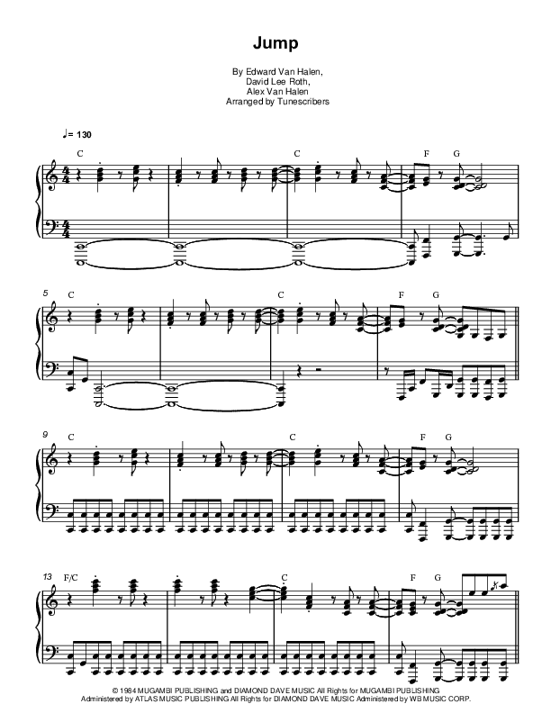 Jump (arr. Tunescribers)