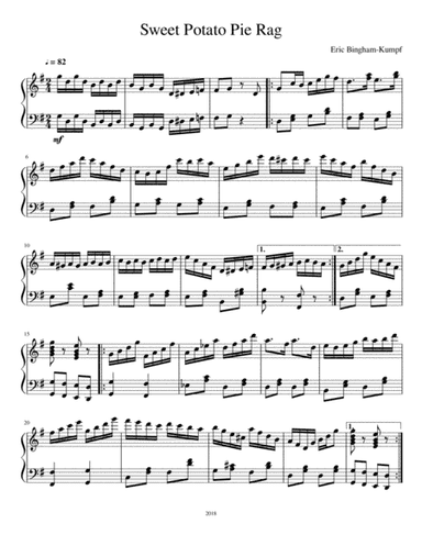 Sweet Potato Pie Rag