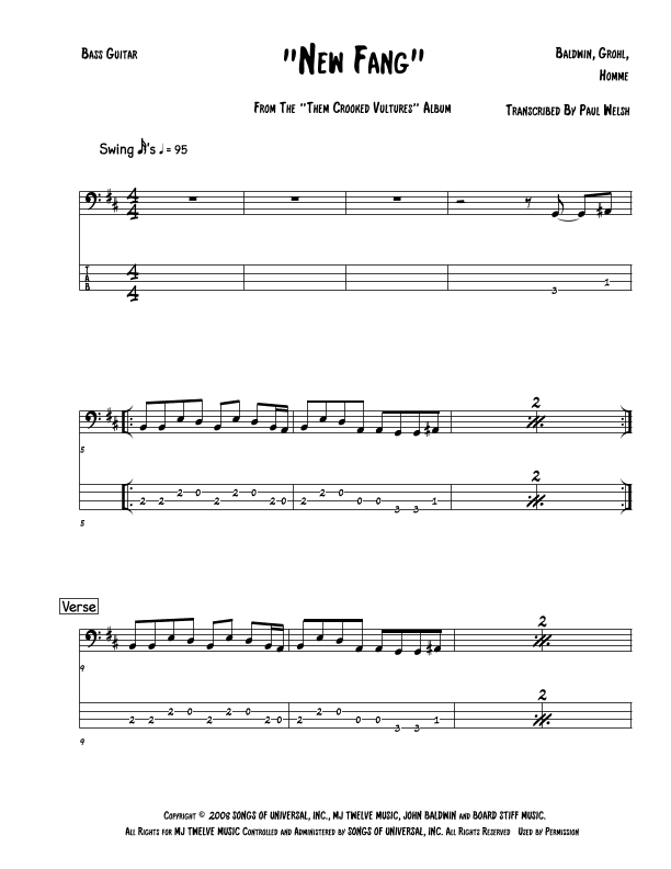New Fang (arr. Accubass)