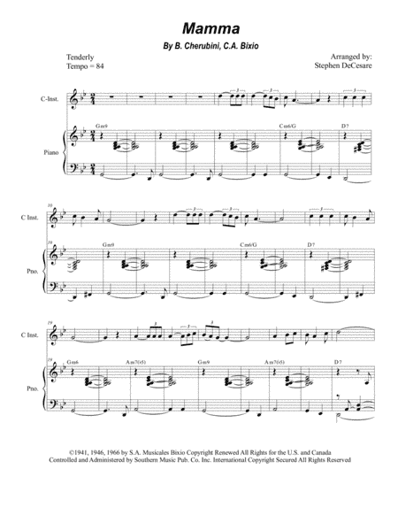 Mama (mamma) (arr. Stephen DeCesare)