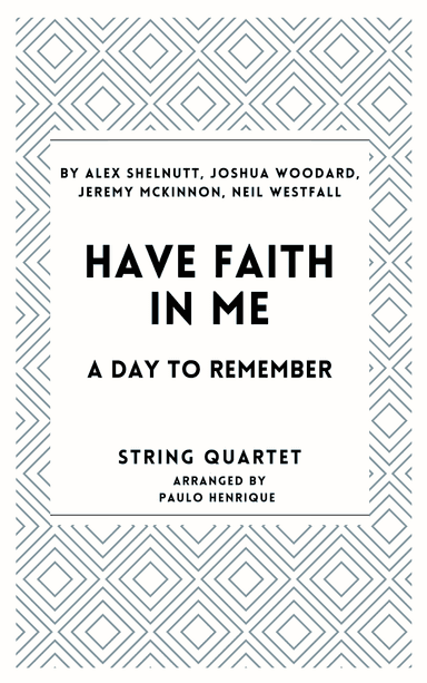 Have Faith In Me (arr. Paulo Henrique)
