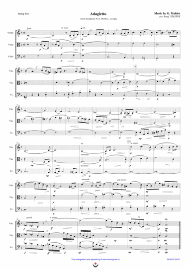Adagietto (arr. Josef STASTNY)