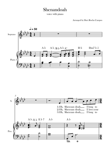 Shenandoah (arr. Davi Rocha Campos)