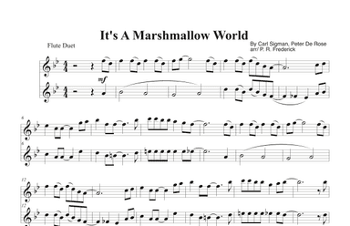 A Marshmallow World (arr. P. R. Frederick)