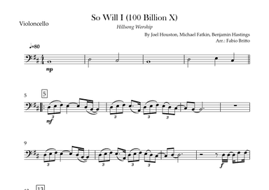 So Will I (100 Billion X) (arr. Fabio Britto)