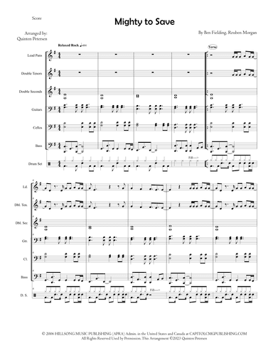 Mighty To Save (arr. Quinten Petersen)