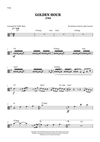 Golden Hour (arr. Valdir Maia)