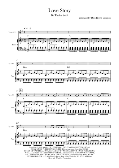 Love Story (arr. Davi Rocha Campos)