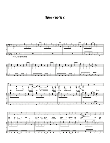 Heard It On The X (arr. Biegler)
