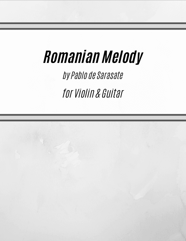 Romanian Melody (for Violin and Guitar) (arr. Kenneth Pasciak)