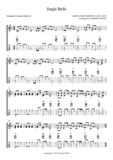 Jingle Bells (F) (arr. Andrzej Falek)