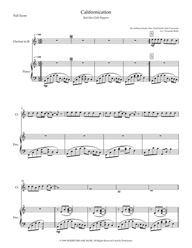 Californication (arr. Fernando Britto)
