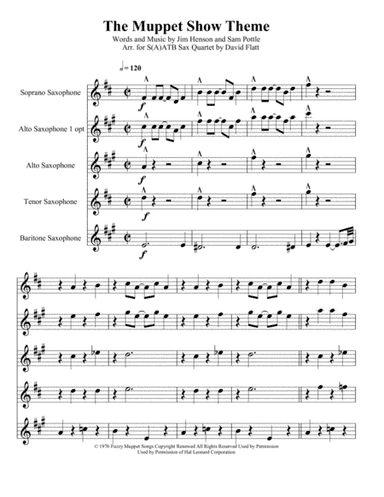 The Muppet Show Theme (arr. David Flatt)
