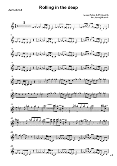 Rolling In The Deep (arr. Jernej Hostnik)