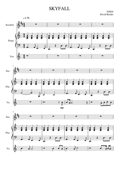 Skyfall (arr. David Bordes)