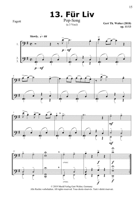 For Liv (from Woodwind Pop Romanticists)