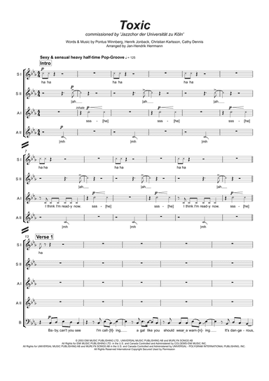 Toxic (arr. Jan-Hendrik Herrmann)