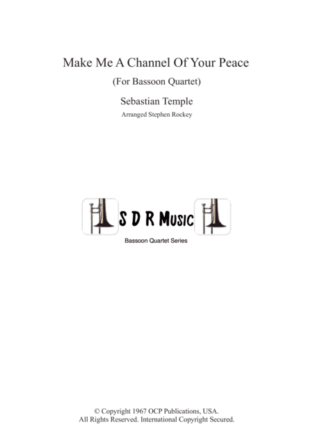 Make Me A Channel Of Your Peace (prayer Of St. Francis) (arr. Stephen Rockey)