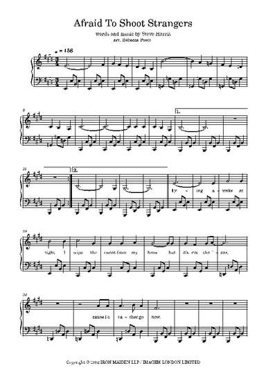 Afraid To Shoot Strangers (arr. Rebecca Poets)