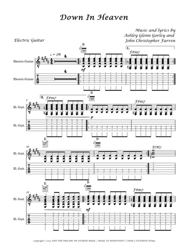 Down In Heaven (arr. David Lartey)