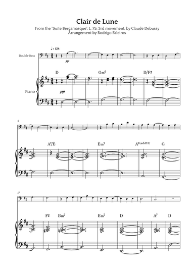 Clair de Lune (arr. Rodrigo Faleiros)