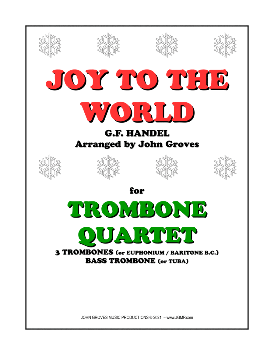 Joy To The World - Trombone Quartet (arr. John Groves)