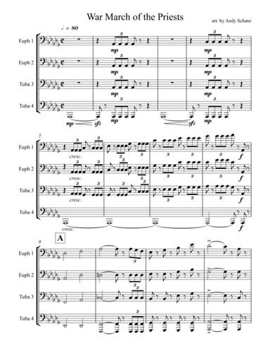 War March of the Priests (arr. Andy Schanz)