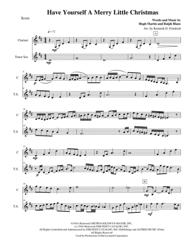 Have Yourself A Merry Little Christmas  from MEET ME IN ST. LOUIS (arr. Kenneth D. Friedrich)