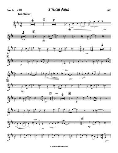 Straight Ahead - tenor