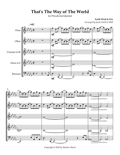 That's The Way Of The World (arr. Jacob Smith, Jr.)