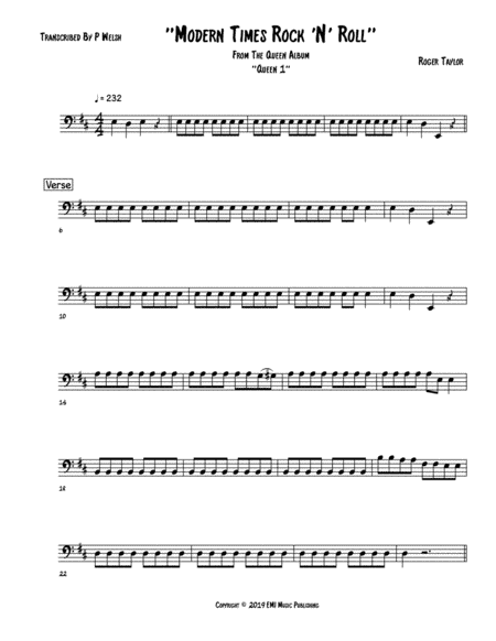 Modern Times Rock 'n' Roll (arr. P Welsh)