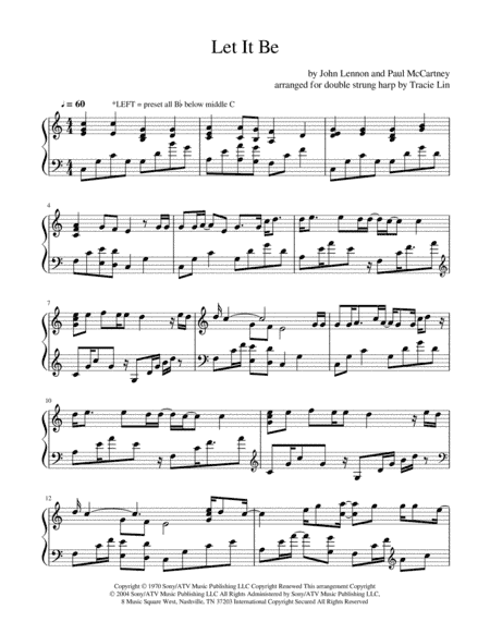Let It Be (arr. Tracie Lin)