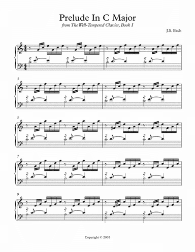 Prelude In C Major (arr. James Gilbert)