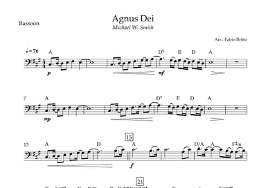 Agnus Dei (arr. Fabio Britto)