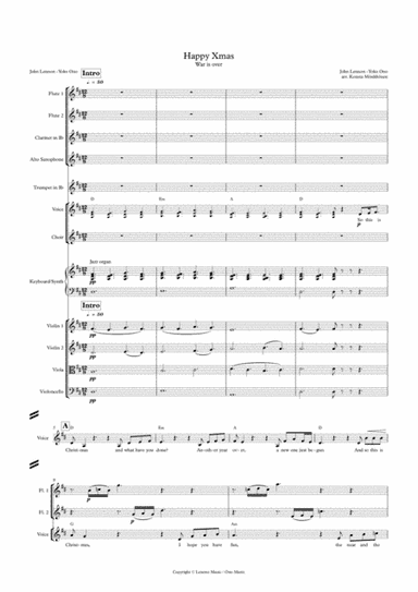 Happy Xmas (War Is Over) (arr. Konsta Mönkkönen)