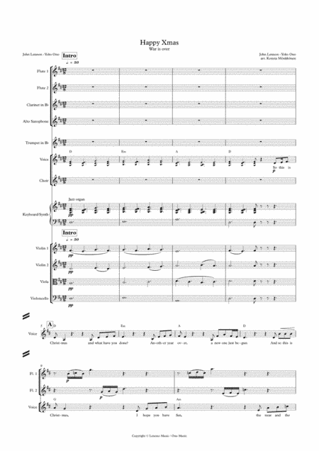 Happy Xmas (War Is Over) (arr. Konsta Mönkkönen)