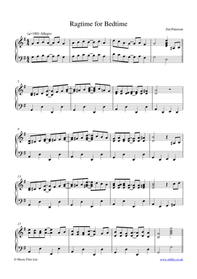 Ragtime for Bedtime