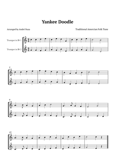 Yankee Doodle (arr. André Nusa)
