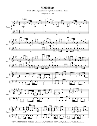 Mmm Bop (arr. G. Tiago)