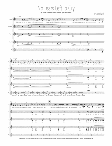 No Tears Left To Cry (arr. Katherine Bodor)