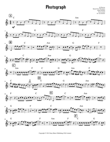 Photograph (arr. Lkmusic)