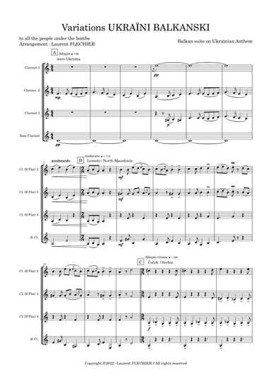 Variations Ukraïni Balkanski (arr. Laurent FLECHIER)