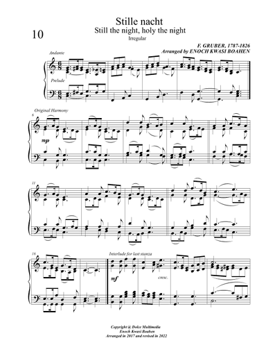Still nacht ( Hymn tune ) (arr. Enoch Kwasi Boahen)